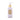 Cleansing milk bottle with pump on a white background