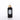 Black bottle with gold pump on a white background