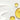 Yellow Vitamin C droplets and white Vitamin E cream on a white background