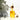 Glass dropper bottle with gold cap and yellow liquid on a white surface with plant shadows.